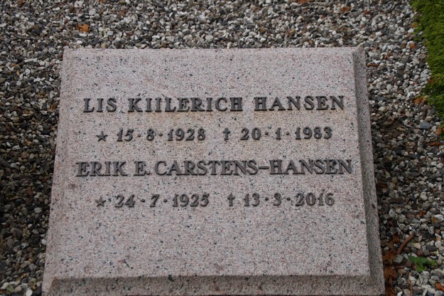 Billede af gravsten på Herning Vestre Kirkegård