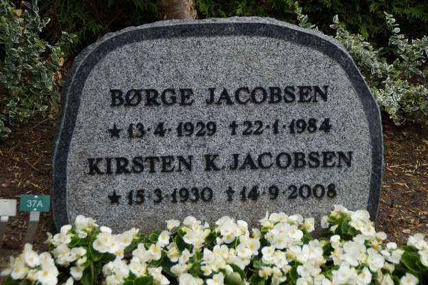Billede af gravsten på Herning Vestre Kirkegård
