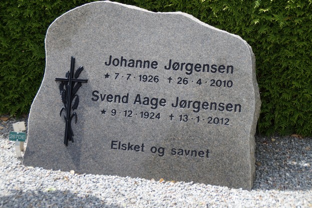 Billede af gravsten på Herning Vestre Kirkegård