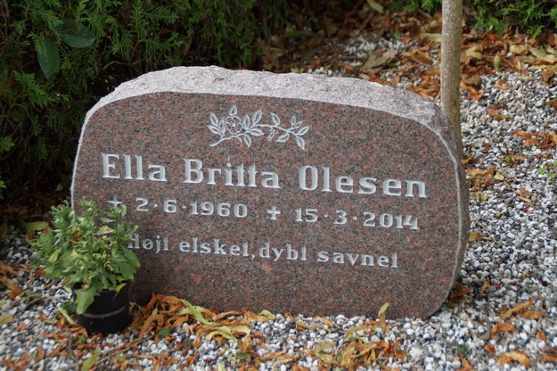 Billede af gravsten på Herning Vestre Kirkegård