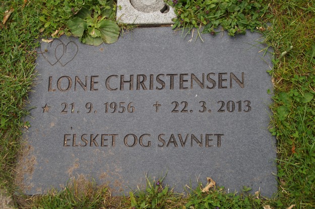 Billede af gravsten på Herning Vestre Kirkegård