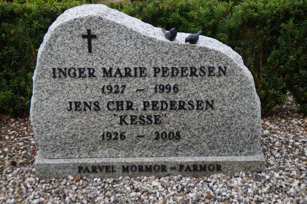 Billede af gravsten på Herning Vestre Kirkegård