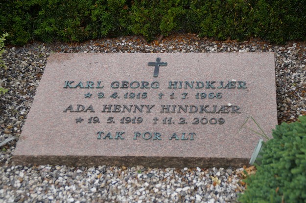 Billede af gravsten på Herning Vestre Kirkegård