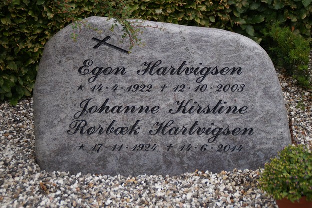 Billede af gravsten på Herning Vestre Kirkegård