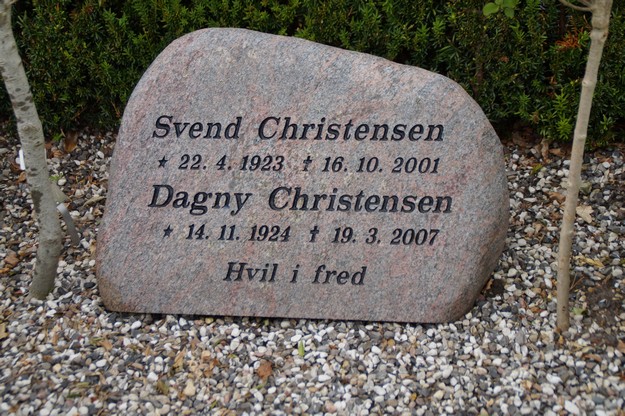 Billede af gravsten på Herning Vestre Kirkegård