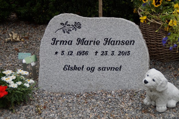 Billede af gravsten på Herning Vestre Kirkegård