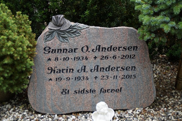 Billede af gravsten på Herning Vestre Kirkegård