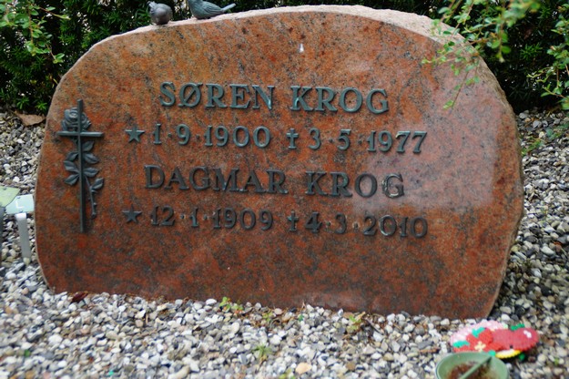 Billede af gravsten på Herning Vestre Kirkegård