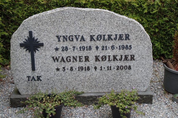 Billede af gravsten på Herning Vestre Kirkegård