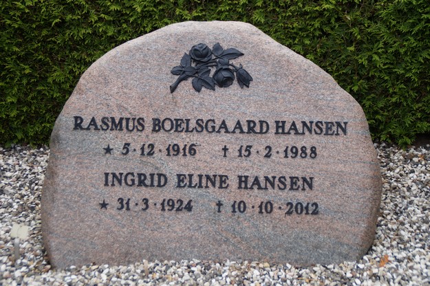 Billede af gravsten på Herning Vestre Kirkegård
