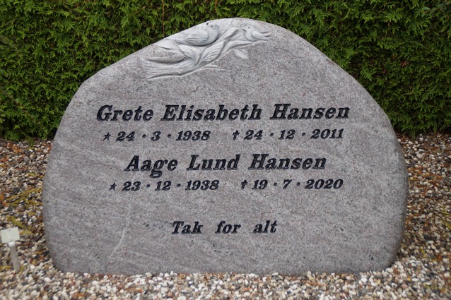 Billede af gravsten på Herning Vestre Kirkegård