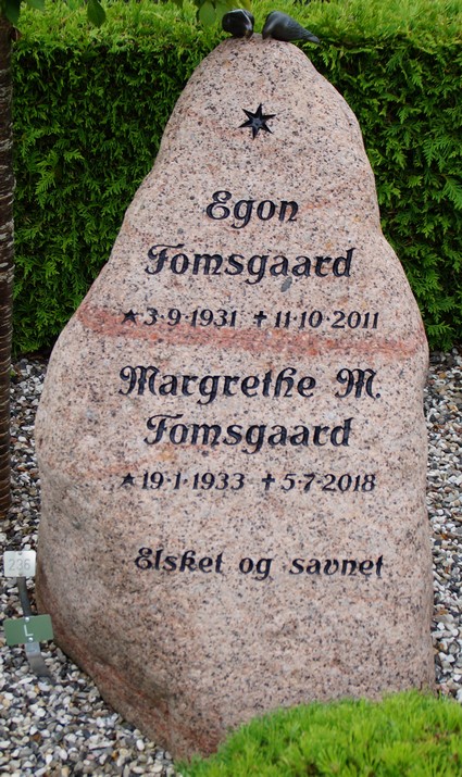 Billede af gravsten på Herning Vestre Kirkegård