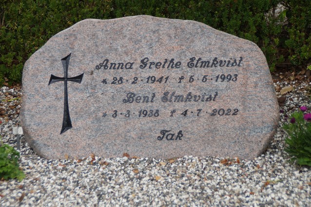 Billede af gravsten på Herning Vestre Kirkegård
