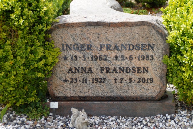 Billede af gravsten på Herning Vestre Kirkegård