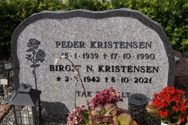 Billede af gravsten på Herning Vestre Kirkegård