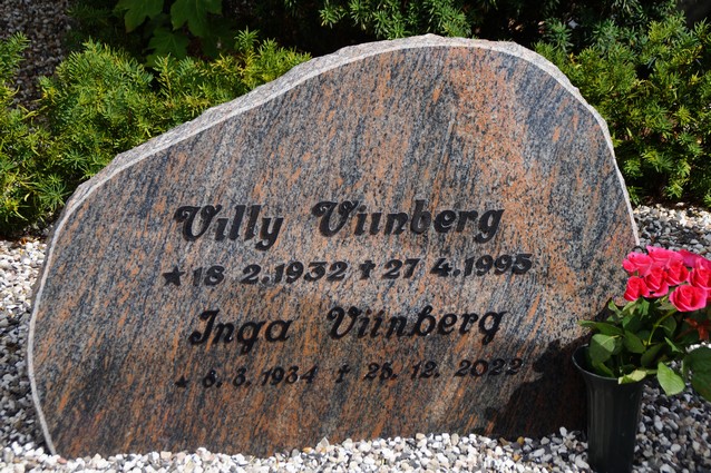 Billede af gravsten på Herning Vestre Kirkegård
