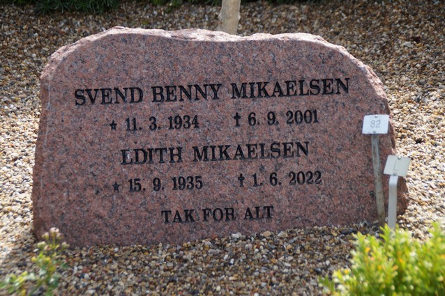 Billede af gravsten på Herning Vestre Kirkegård