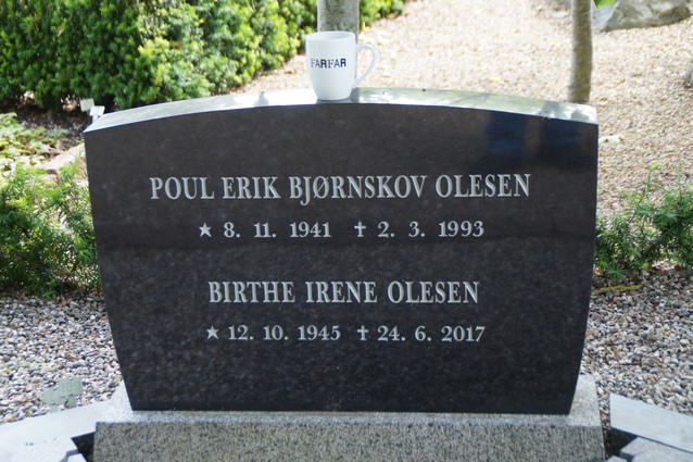 Billede af gravsten på Herning Vestre Kirkegård