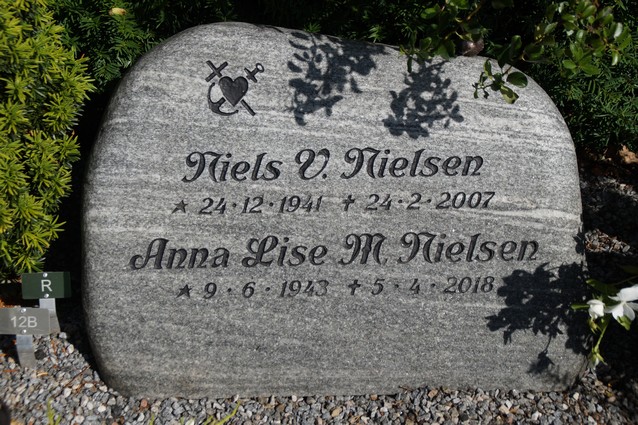Billede af gravsten på Herning Vestre Kirkegård