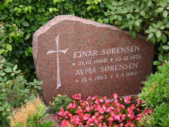 Billede af gravsten på Holstebro Nordre Kirkegård