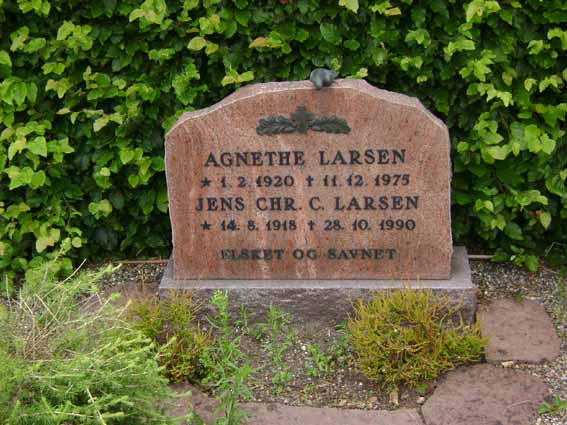 Billede af gravsten på Holstebro Nordre Kirkegård
