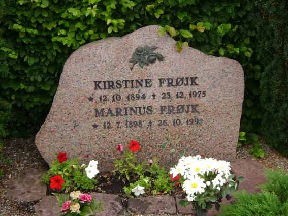 Billede af gravsten på Holstebro Nordre Kirkegård