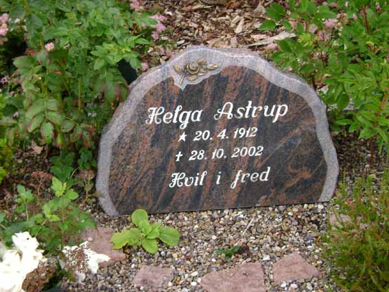 Billede af gravsten på Holstebro Nordre Kirkegård