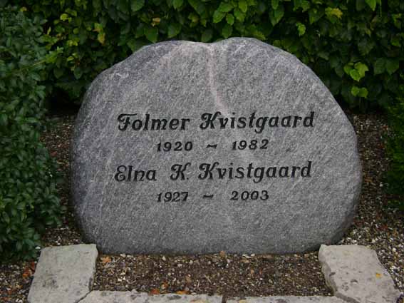 Billede af gravsten på Holstebro Nordre Kirkegård
