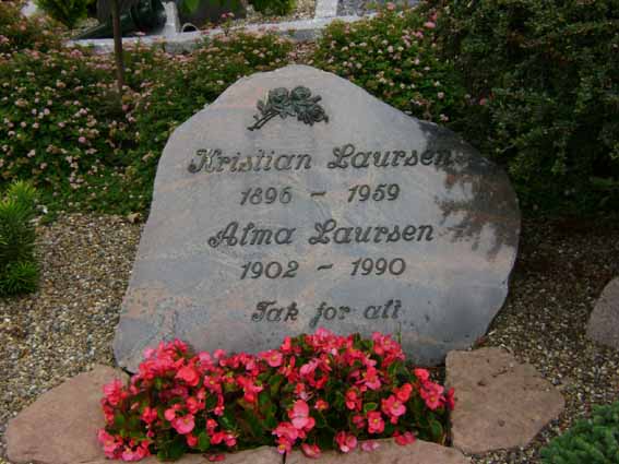 Billede af gravsten på Holstebro Nordre Kirkegård
