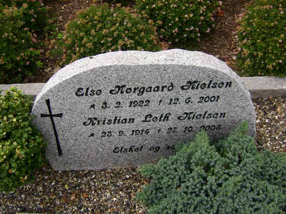Billede af gravsten på Holstebro Nordre Kirkegård