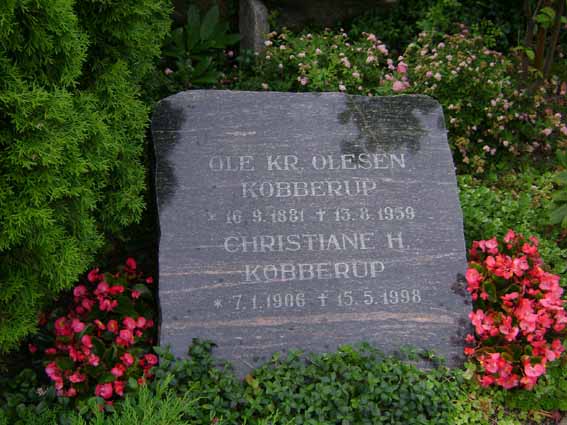Billede af gravsten på Holstebro Nordre Kirkegård