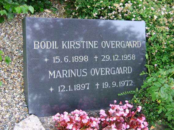 Billede af gravsten på Holstebro Nordre Kirkegård