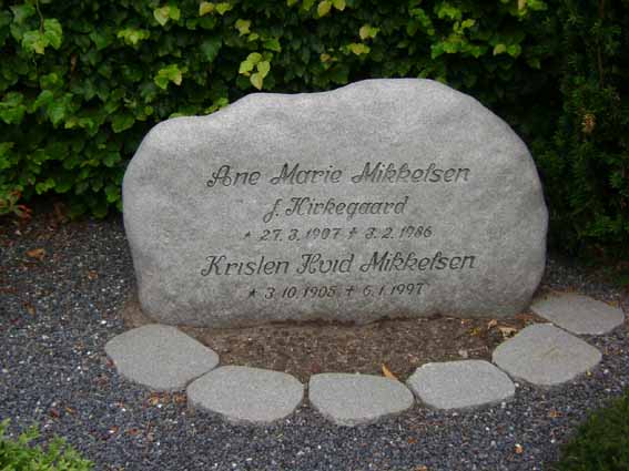 Billede af gravsten på Holstebro Nordre Kirkegård