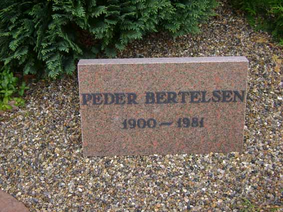 Billede af gravsten på Holstebro Nordre Kirkegård