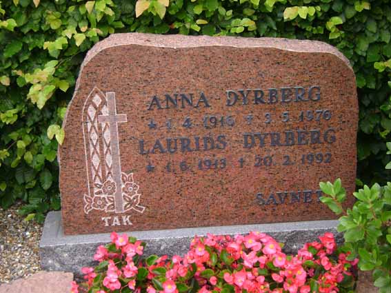 Billede af gravsten på Holstebro Nordre Kirkegård