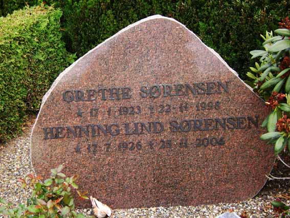 Billede af gravsten på Holstebro Nordre Kirkegård