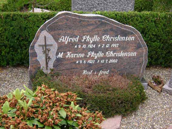 Billede af gravsten på Holstebro Nordre Kirkegård