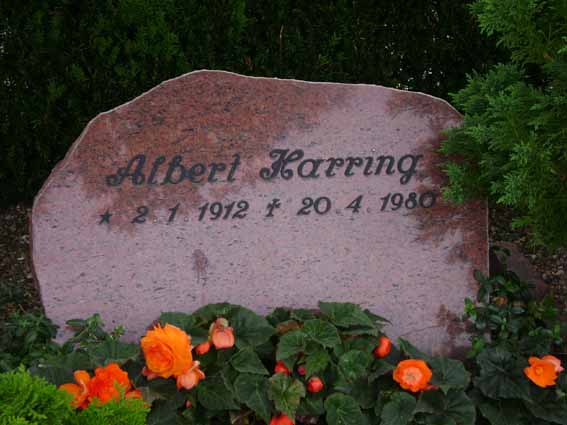 Billede af gravsten på Holstebro Nordre Kirkegård