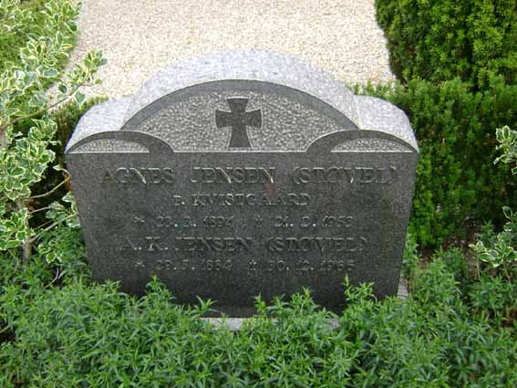 Billede af gravsten på Holstebro Nordre Kirkegård