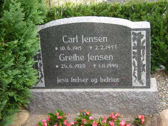 Billede af gravsten på Holstebro Nordre Kirkegård