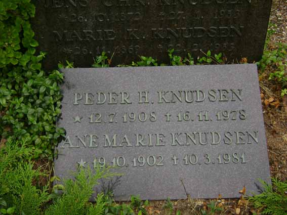 Billede af gravsten på Holstebro Nordre Kirkegård