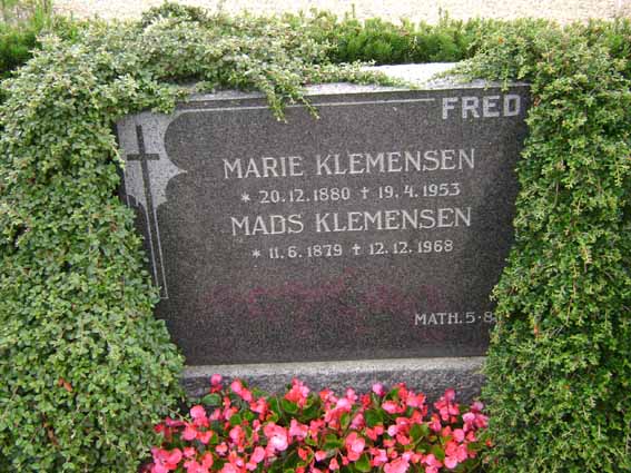 Billede af gravsten på Holstebro Nordre Kirkegård