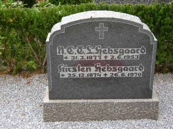 Billede af gravsten på Holstebro Nordre Kirkegård