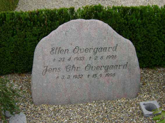 Billede af gravsten på Holstebro Nordre Kirkegård