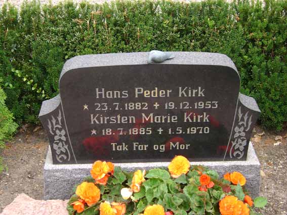 Billede af gravsten på Holstebro Nordre Kirkegård