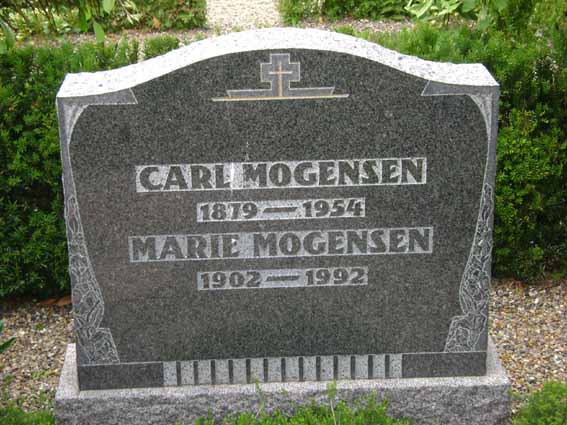 Billede af gravsten på Holstebro Nordre Kirkegård