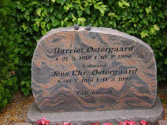 Billede af gravsten på Holstebro Nordre Kirkegård