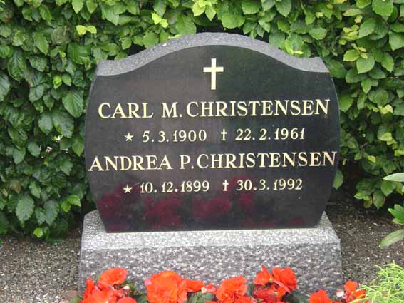 Billede af gravsten på Holstebro Nordre Kirkegård