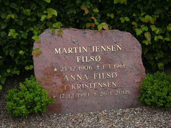 Billede af gravsten på Holstebro Nordre Kirkegård