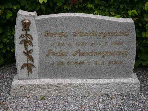 Billede af gravsten på Holstebro Nordre Kirkegård